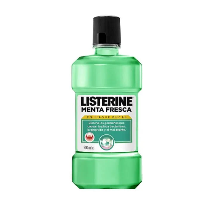 Listerine Fresh Mint Mouthwash 500ml - By Mio Perfumería