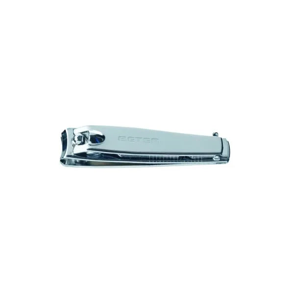 Beter Chrome Plated Manicure Nail Clippers With Nail File - By Mio Perfumería