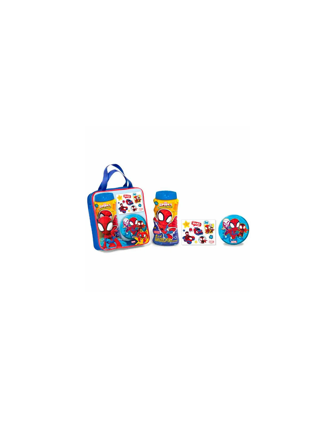 Cartoon Lorenay Spiderman Bolsa De Baño Tatuajes Gel 300ml - By Mio Perfumería