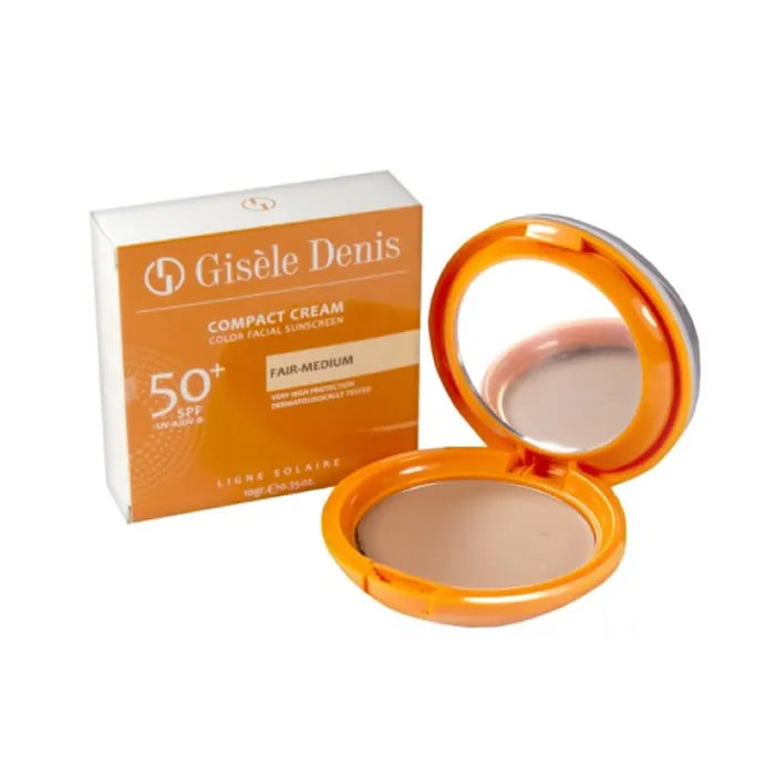 Gisèle Denis Compact Facial Sunscreen Cream Spf50 + Fair-Medium Tone 10g - By Mio Perfumería