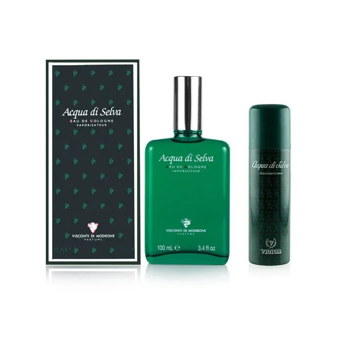 Victor Acqua Di Selva Eau De Cologne Spray 100ml Set 2 Pieces - By Mio Perfumería