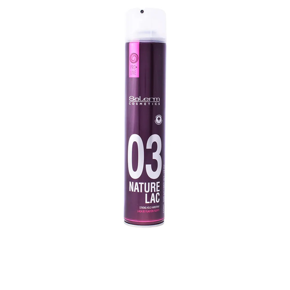 Salerm Cosmetics Nature Lac Strong Hold Hair Spray 650ml - By Mio Perfumería