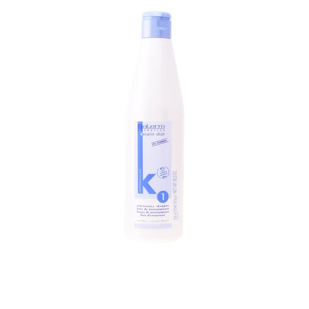 Salerm Cosmetics Karatin Shot Maintenance Shampoo 500ml - By Mio Perfumería