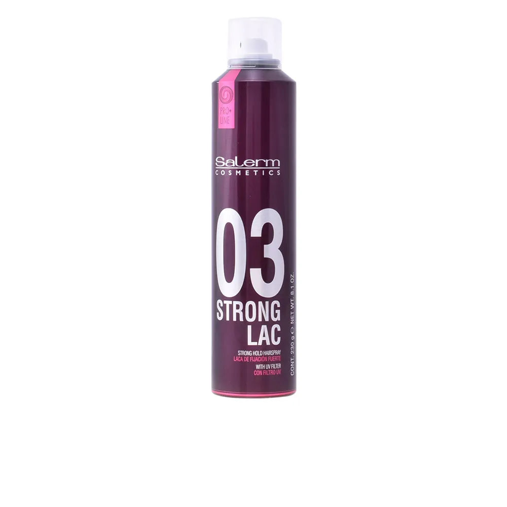 Salerm Cosmetics Strong Lac 03 Strong Hold Hair Spray 405ml - By Mio Perfumería