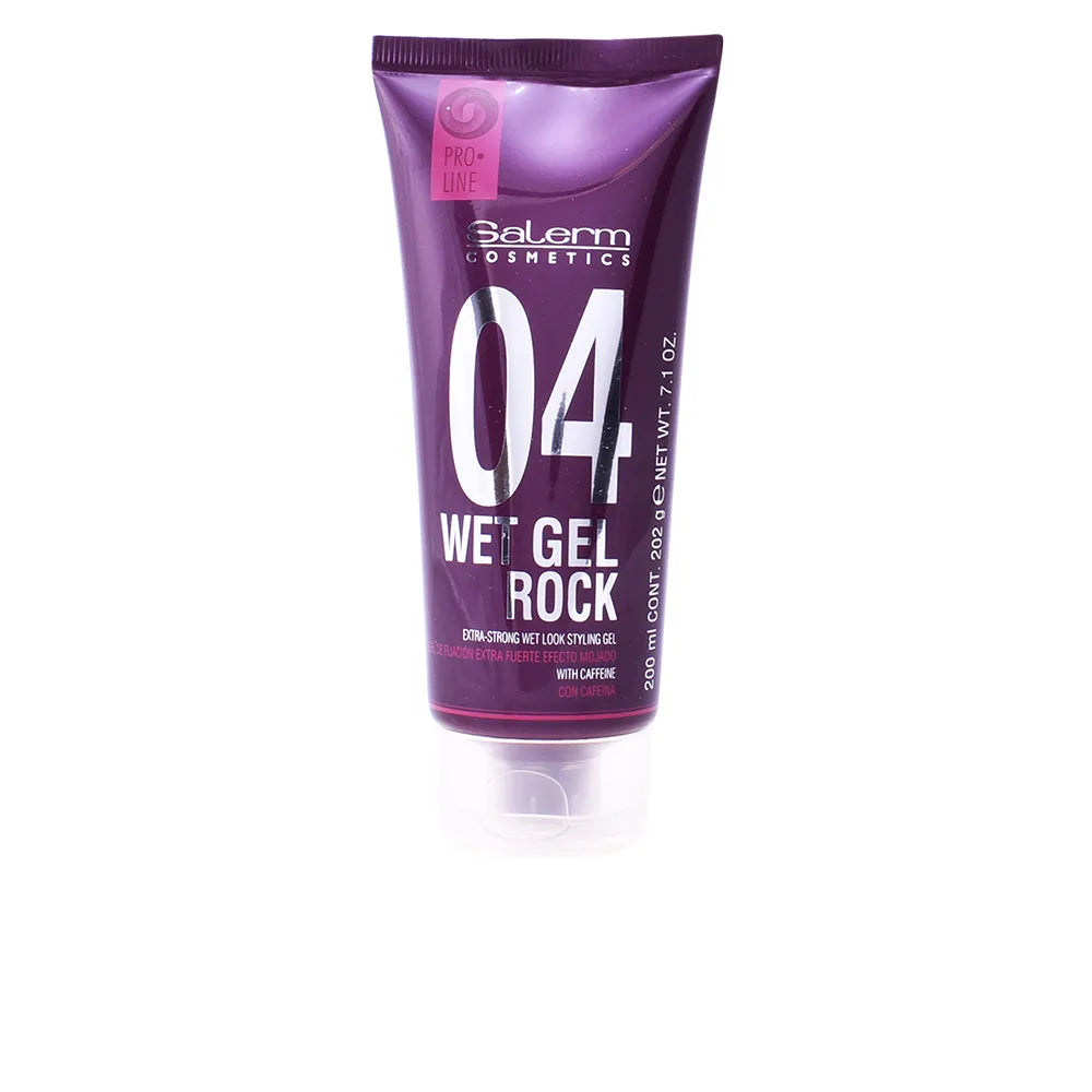Salerm Cosmetics Wet Gel Rock Extra Strong Wet Look Styling Gel 200ml - By Mio Perfumería