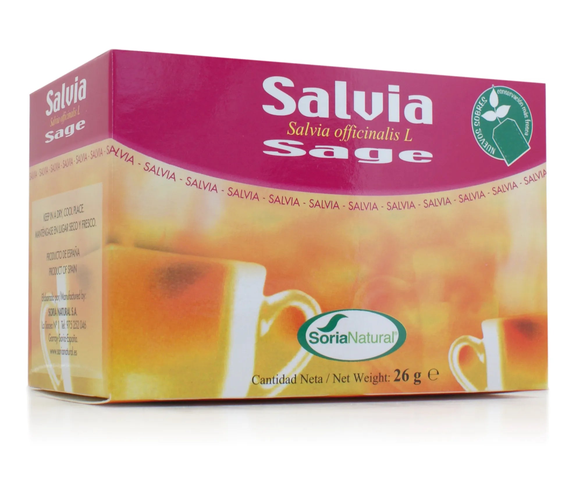 Soria Salvia 30g 20 Filtros - By Mio Perfumería