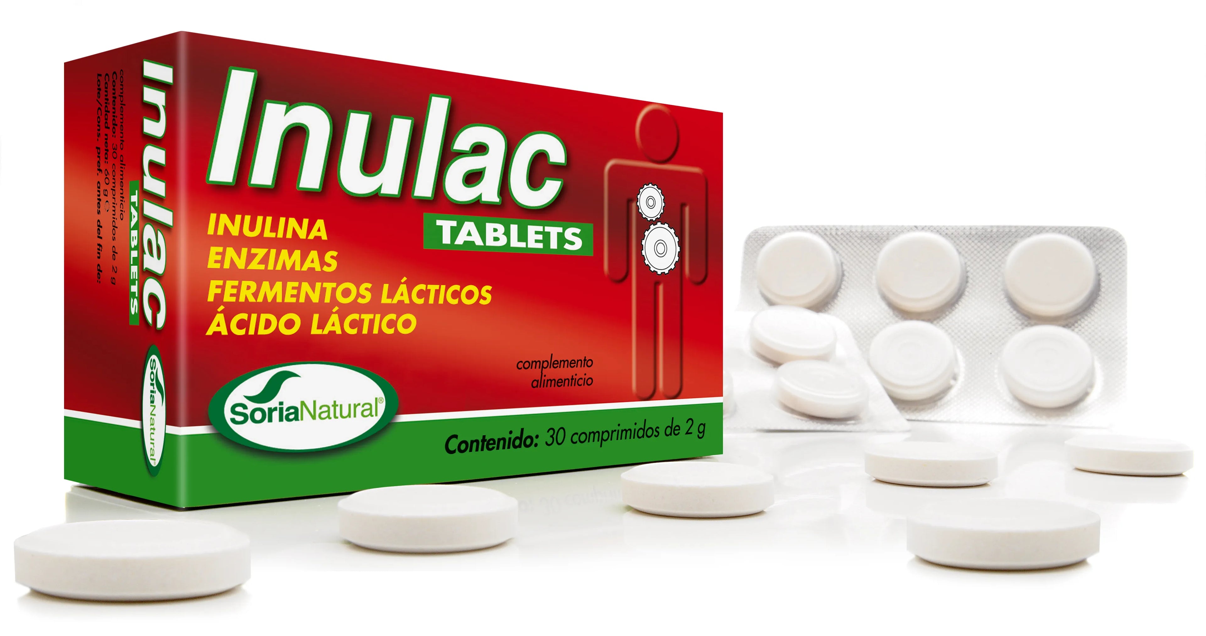Soria Inulac Tabletas 30 Tabletas - By Mio Perfumería