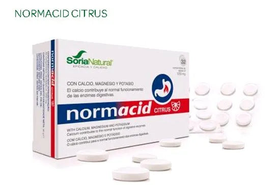 Soria Normacid Citrus 32 Comp X 1250 Mg - By Mio Perfumería