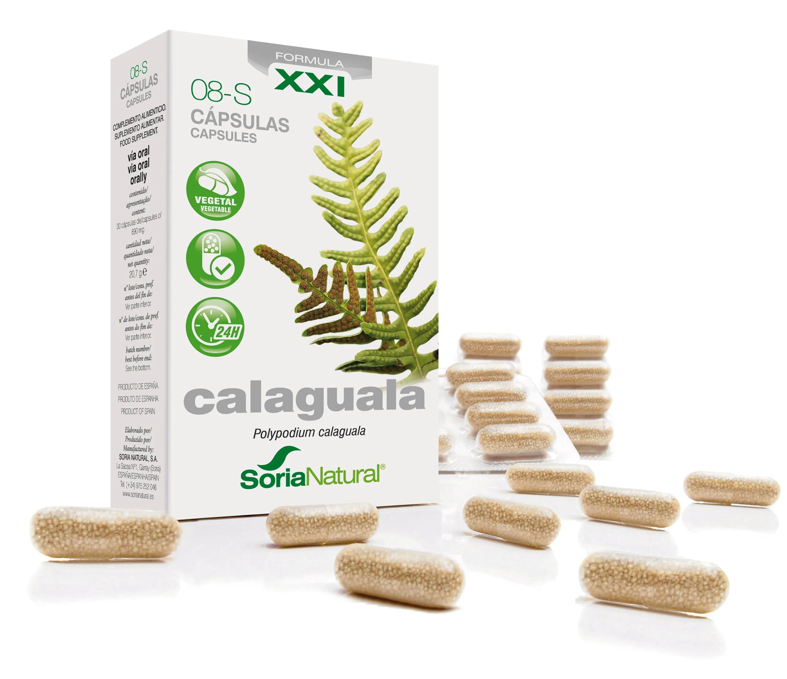 Soria 8-S Calaguala 310 Mg 30 Caps Liberacion Prolongada - By Mio Perfumería