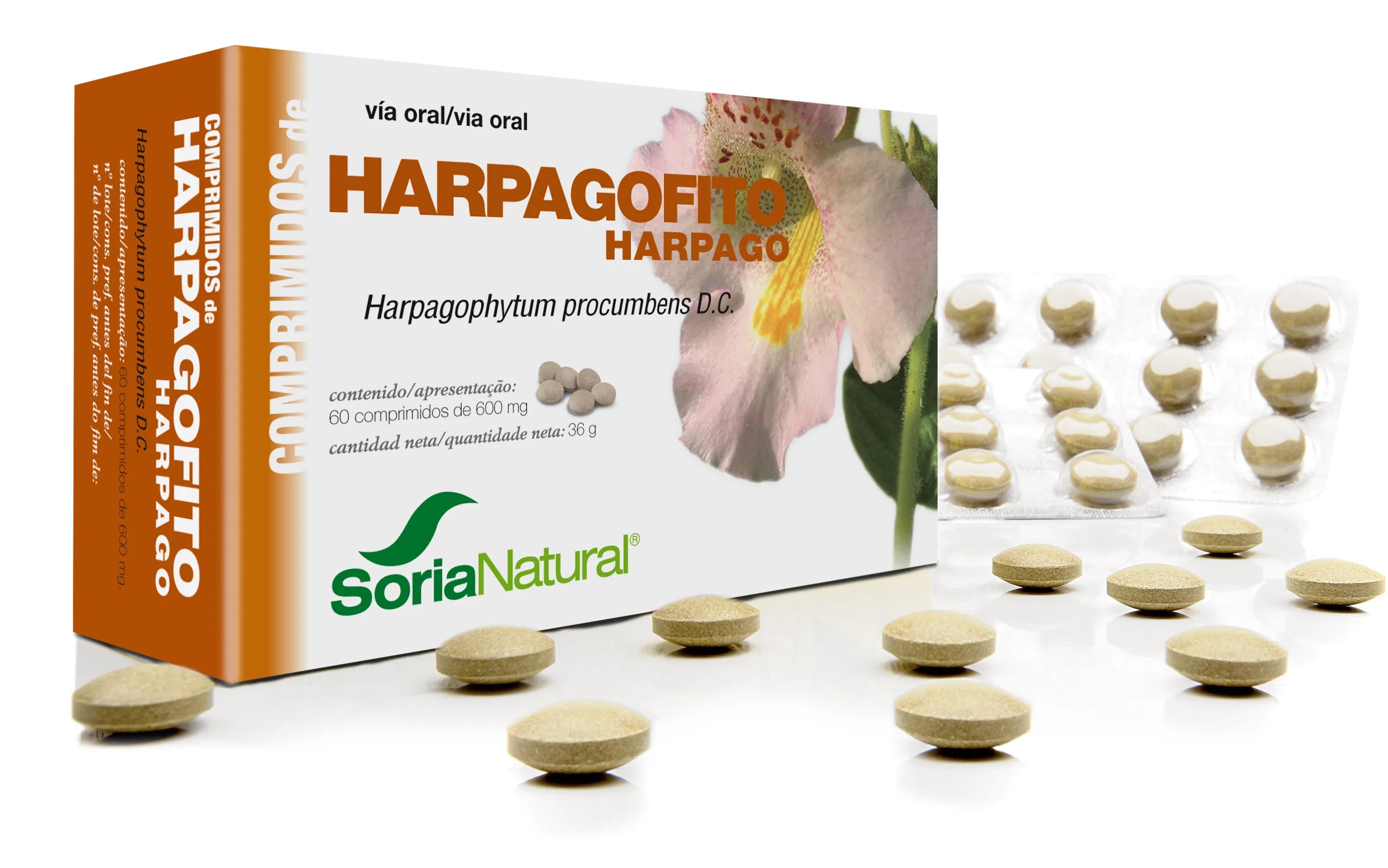 Soria Harpagofito 600 Mg 60 Comp - By Mio Perfumería