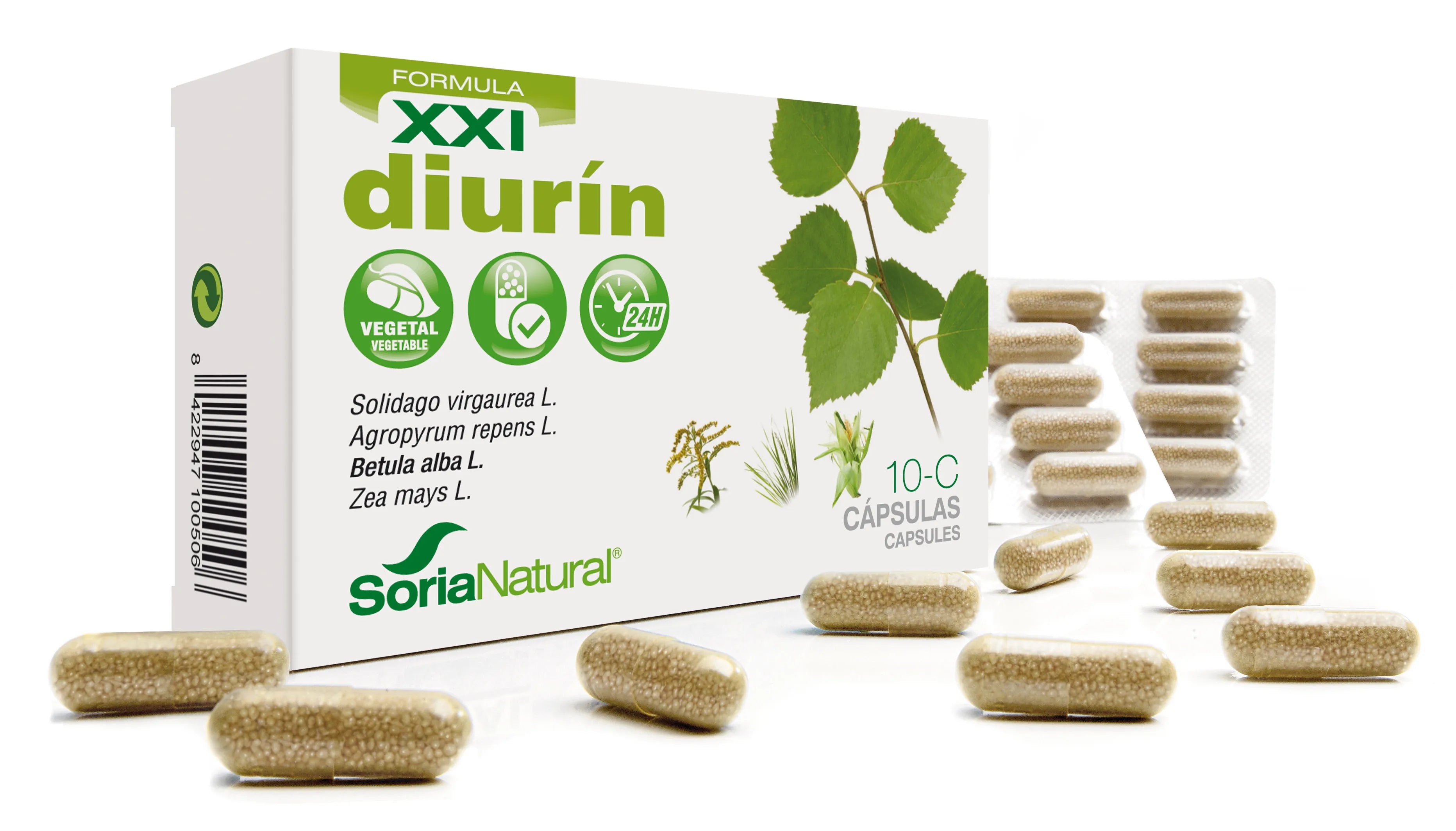 Soria 10-C Diurin 30 Caps Liberacion Prolongada - By Mio Perfumería