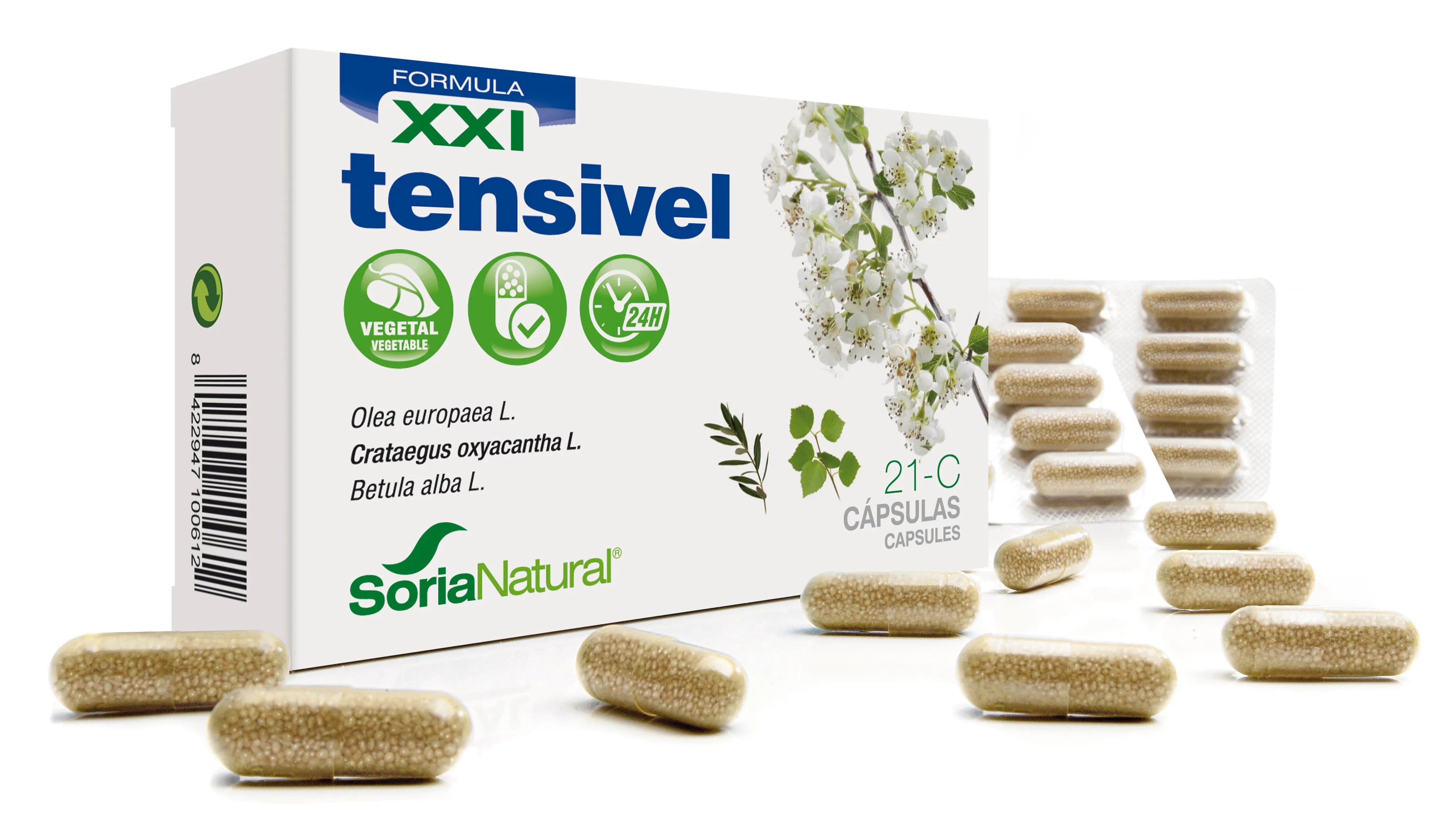 Soria 21-C Tensivel 600 Mg 30 Caps Liberacion Prolongada - By Mio Perfumería