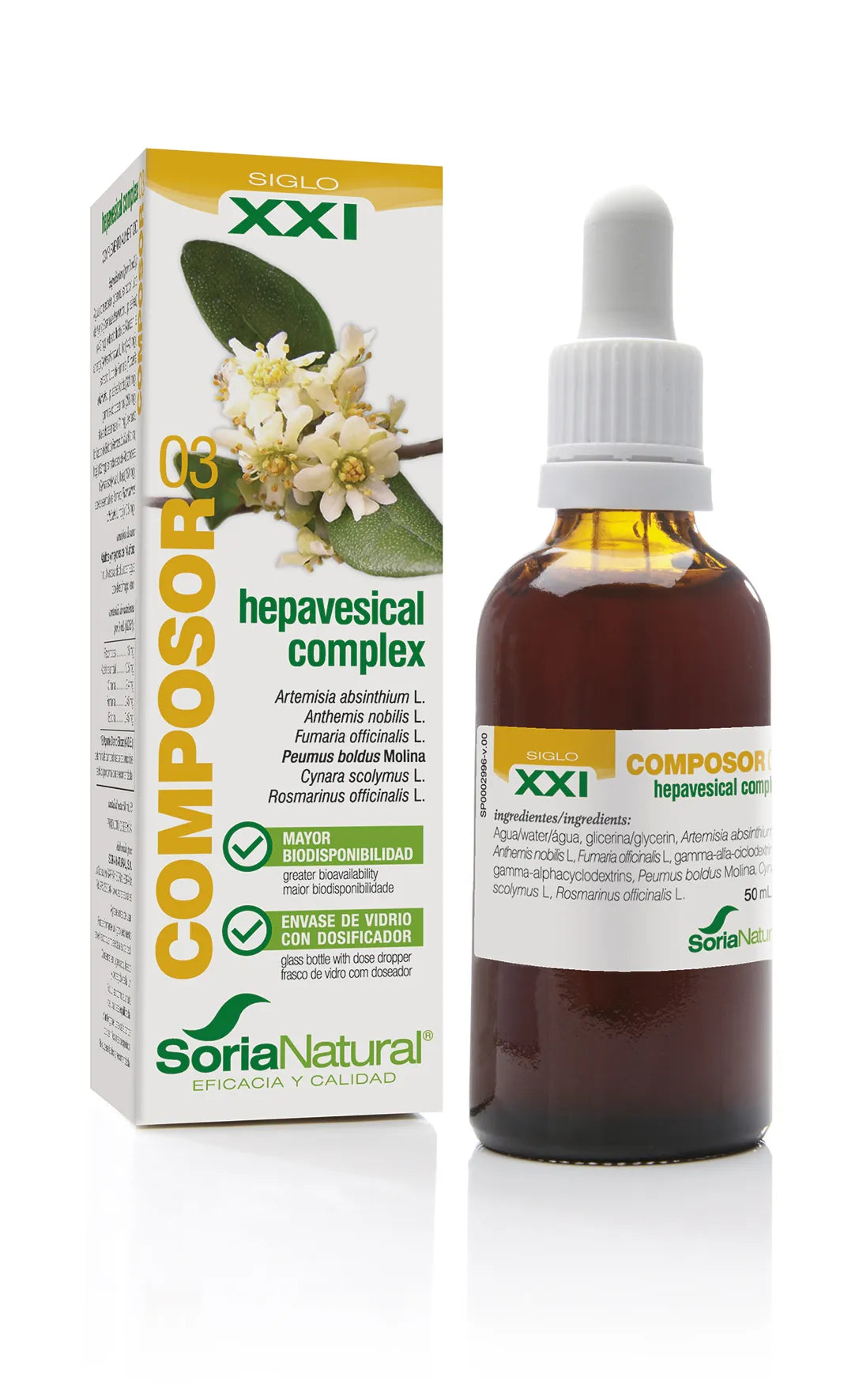 Soria Composor 3 Hepavesical Complex S Xxi 50ml - By Mio Perfumería