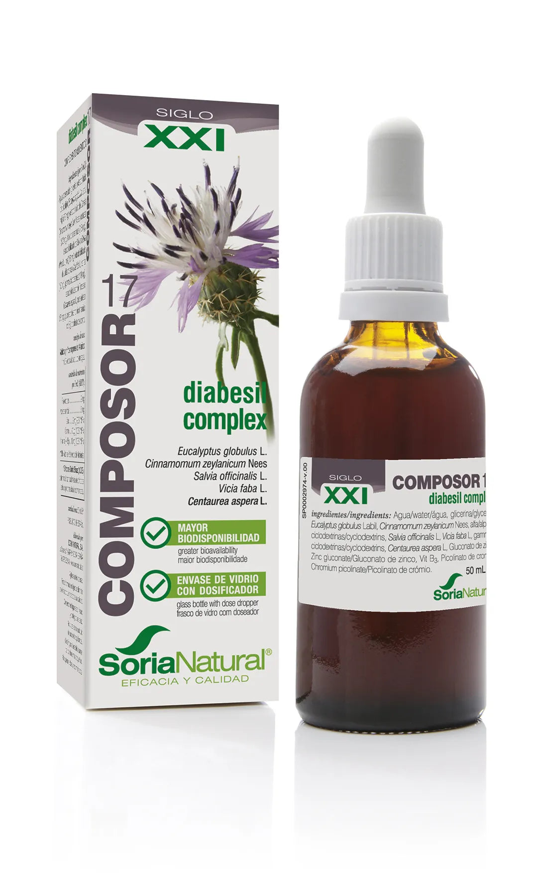 Soria Composor 17 Diabesil Complex Siglo Xxi 50ml - By Mio Perfumería