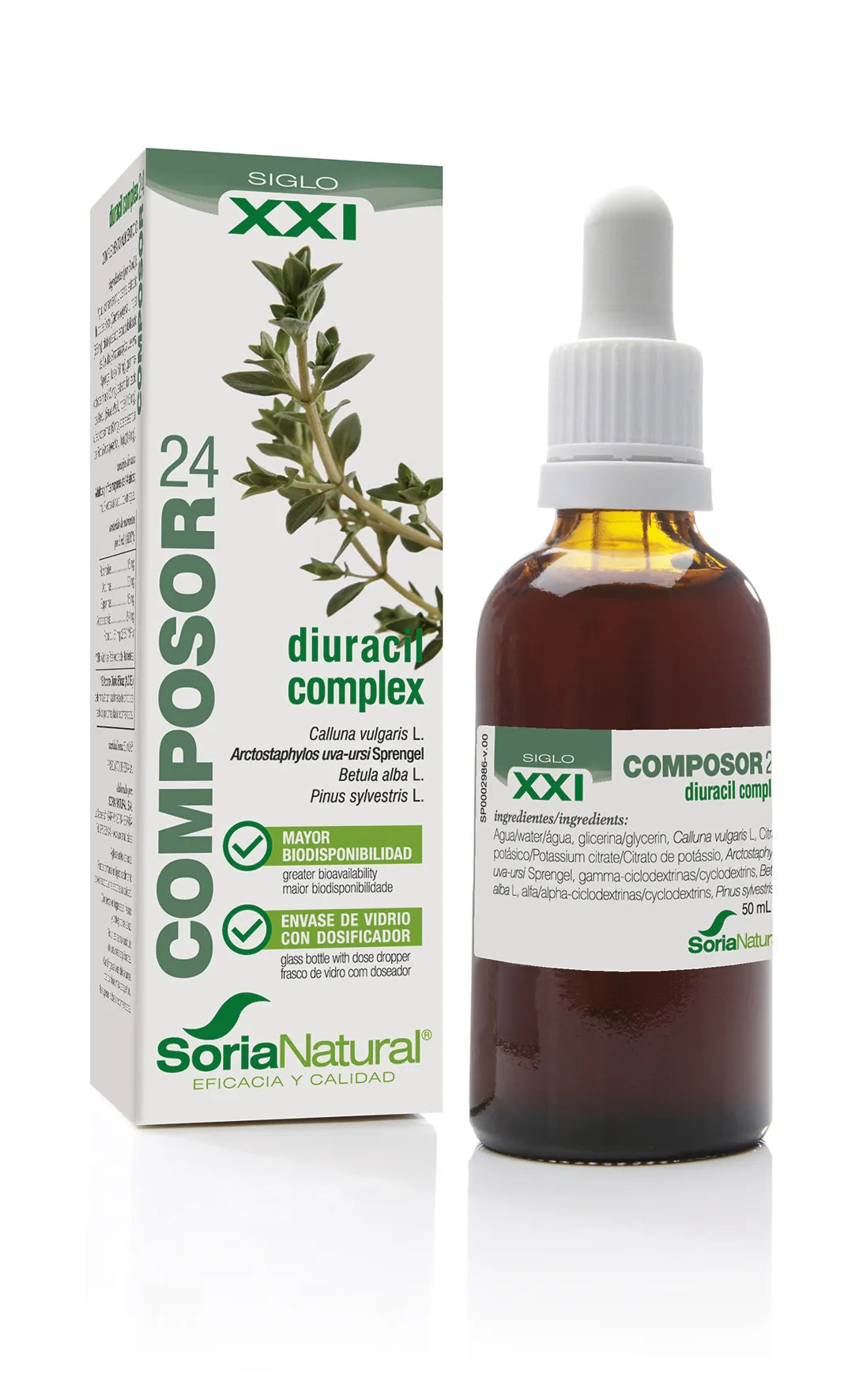 Soria Composor 24 Diuracin Complex Siglo Xxi 50ml - By Mio Perfumería