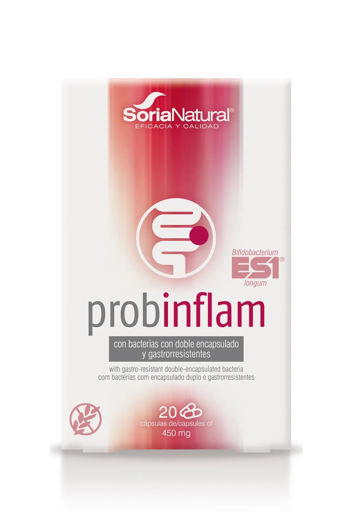 Soria Probinflan 20 Caps X 450 Mg - By Mio Perfumería