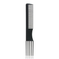 Eurostil Curvado Peine Negro Negro 19cm 1un - By Mio Perfumería