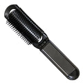 Eurostil Plegable Negro Negro Cepillo De Pelo Con Espejo Negro Negro 1un - By Mio Perfumería
