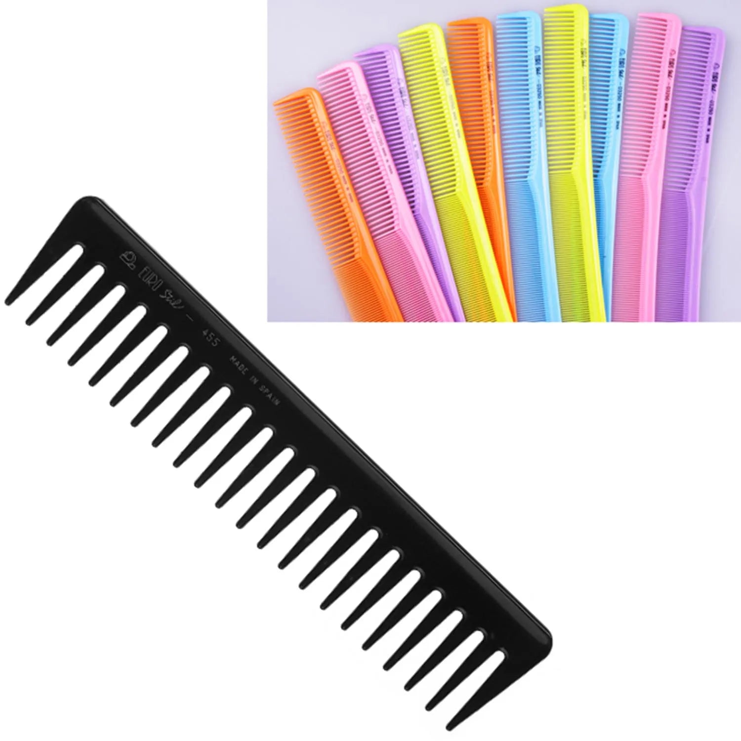 Eurostil Batidor Mechas Peine Mechas 18cm Colores 1un - By Mio Perfumería