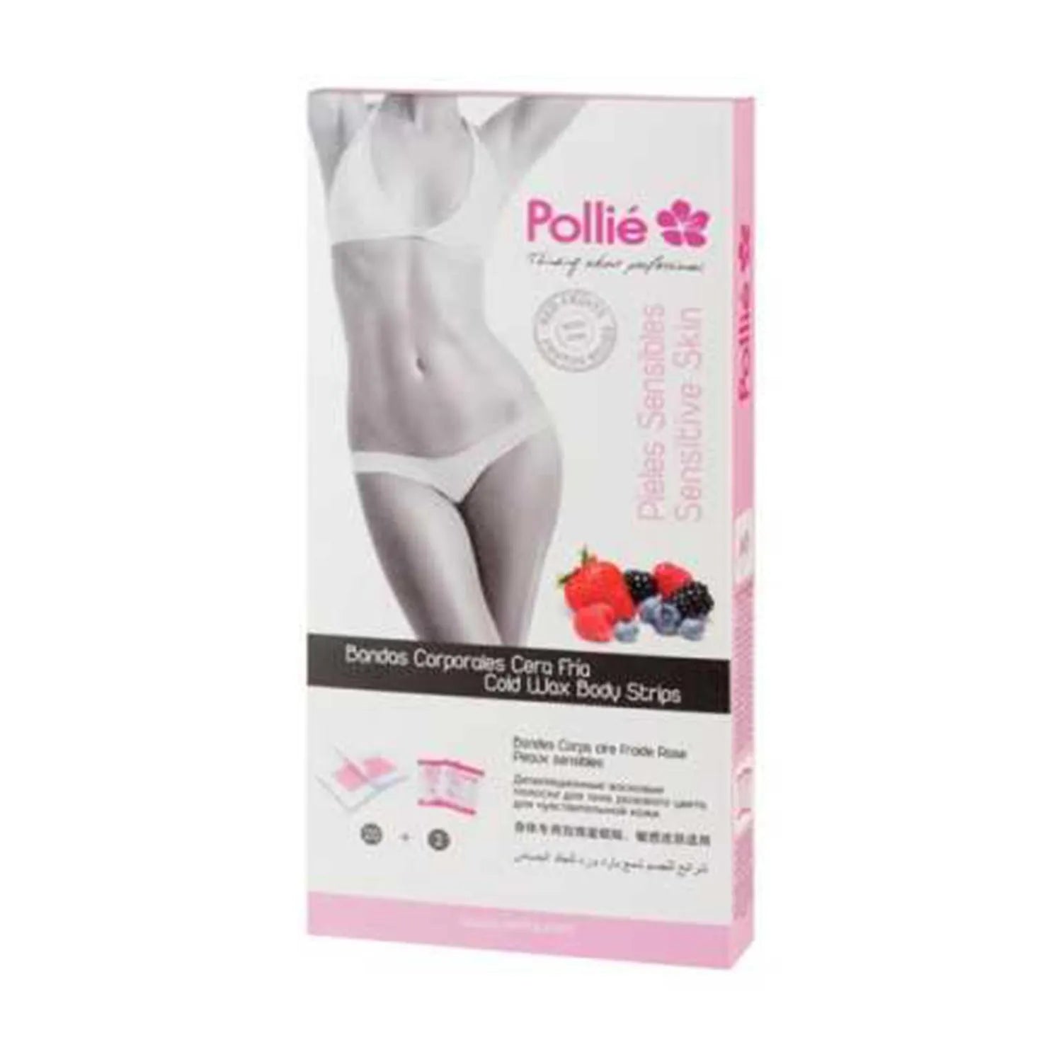 Eurostil Frutos Rojos Bandas De Cera Fria Pieles Sensibles Pack 20un - By Mio Perfumería