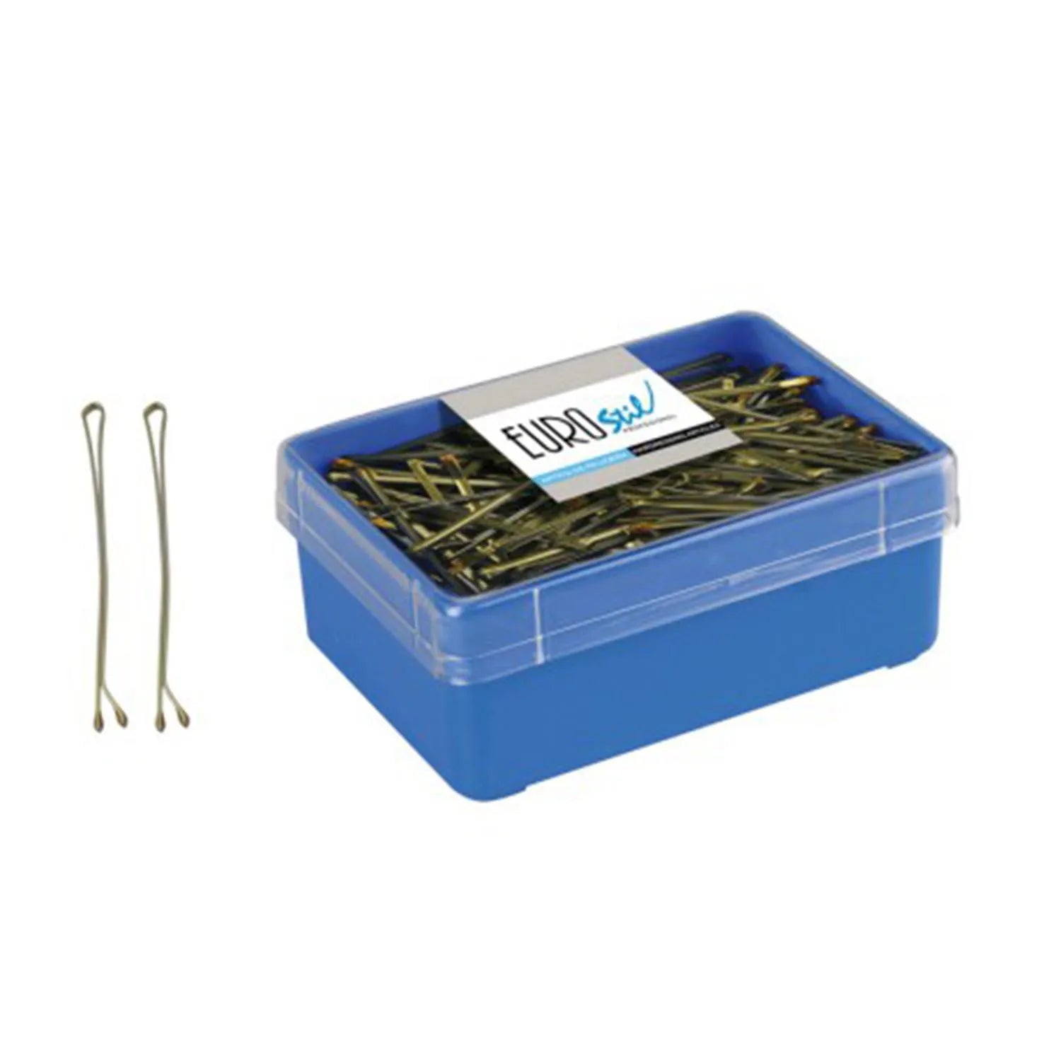Eurostil Cabello Caja Miniclips Bronze 25mm 700un - By Mio Perfumería