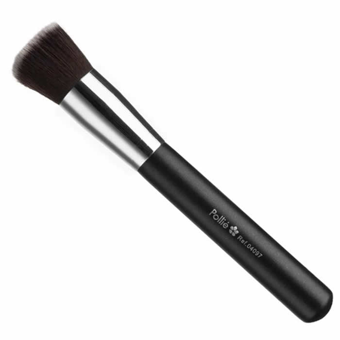 Eurostil Professional Kabuki Flat Brush 1 Black - By Mio Perfumería