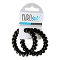 Eurostil Negro Negro Gomas En Espiral Grande 55cm Pack 1un - By Mio Perfumería