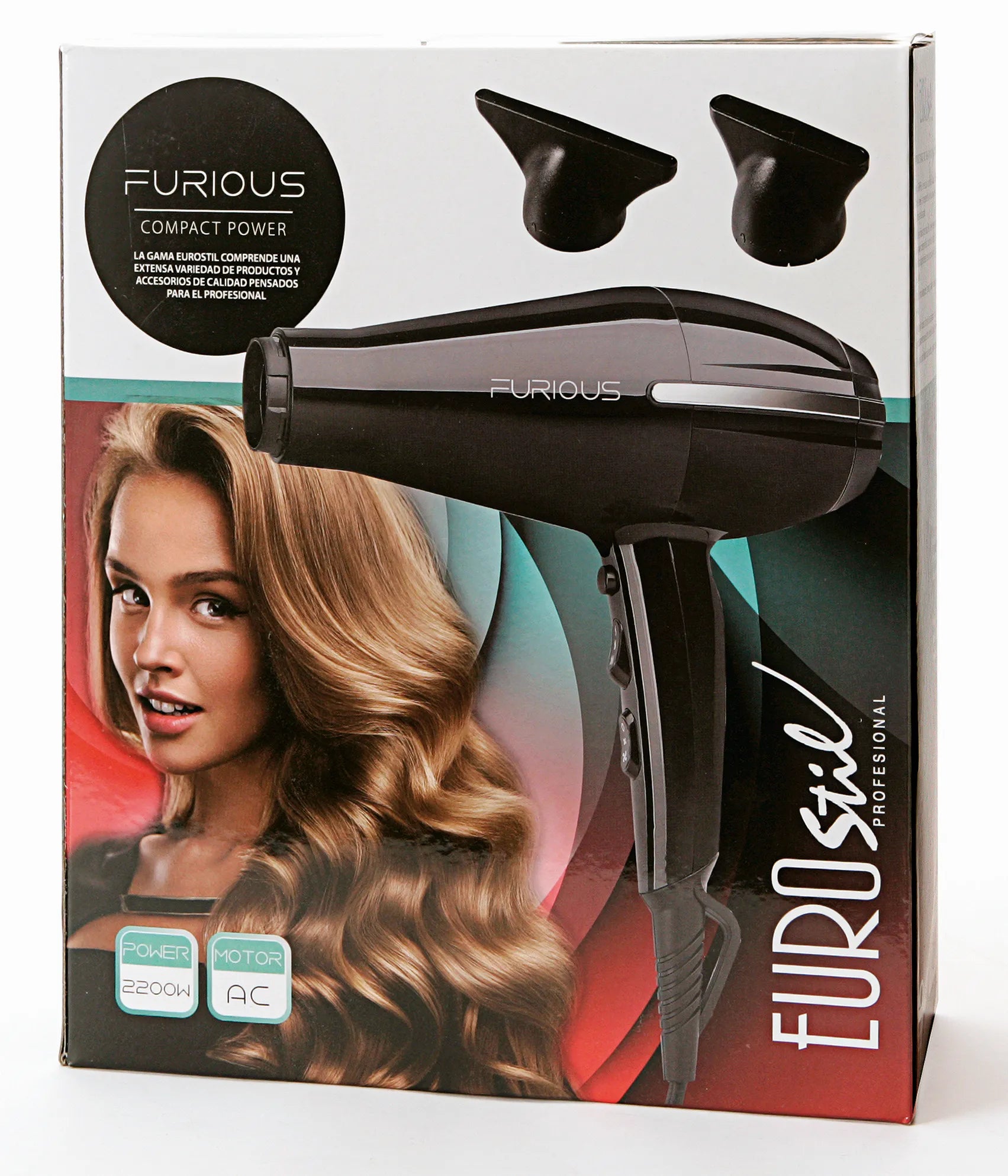 Eurostil Furius Compact Secador 2200w 1un - By Mio Perfumería