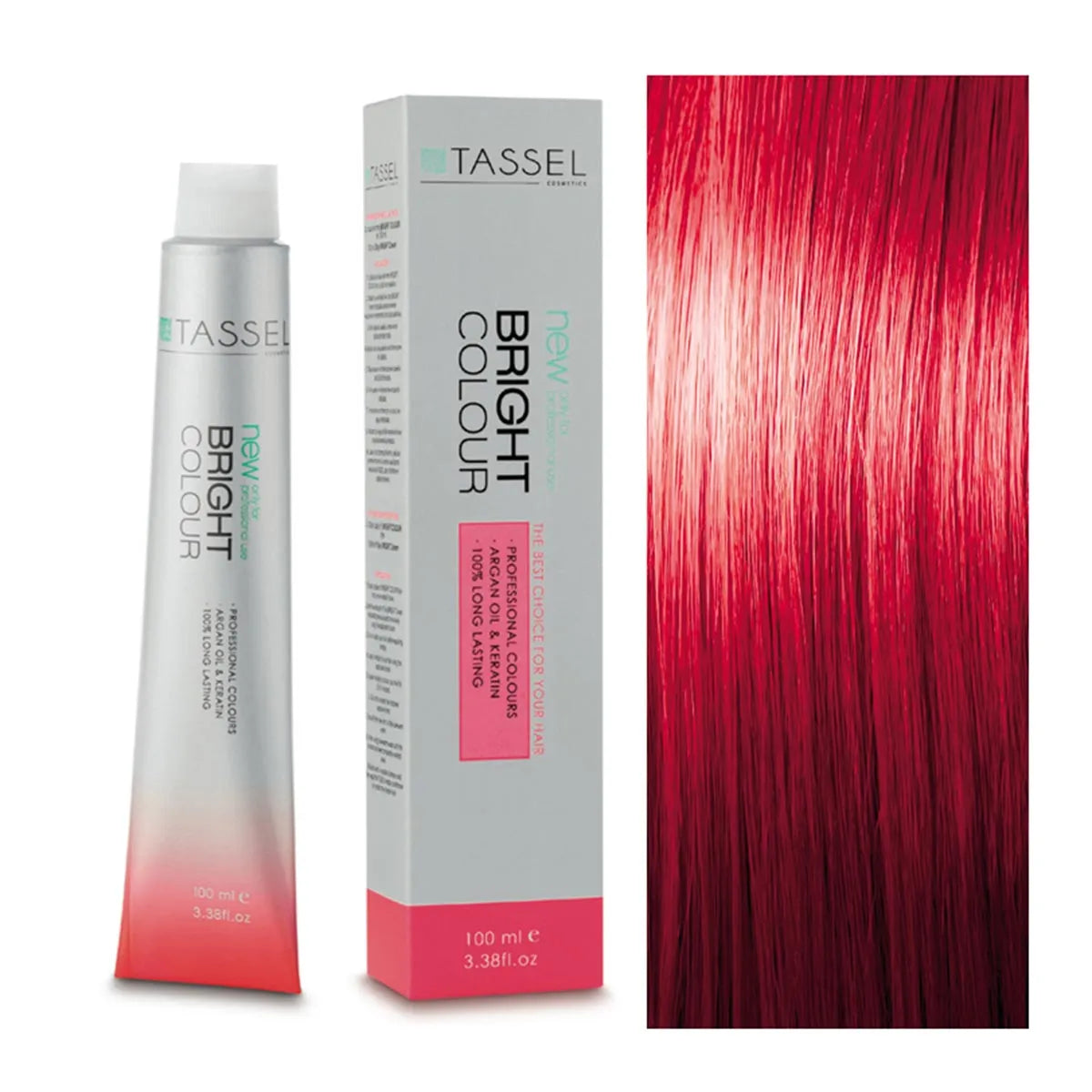 Eurostil Bright Colour Tinte N7,62 Rubio Medio Rojo Cereza 1un - By Mio Perfumería