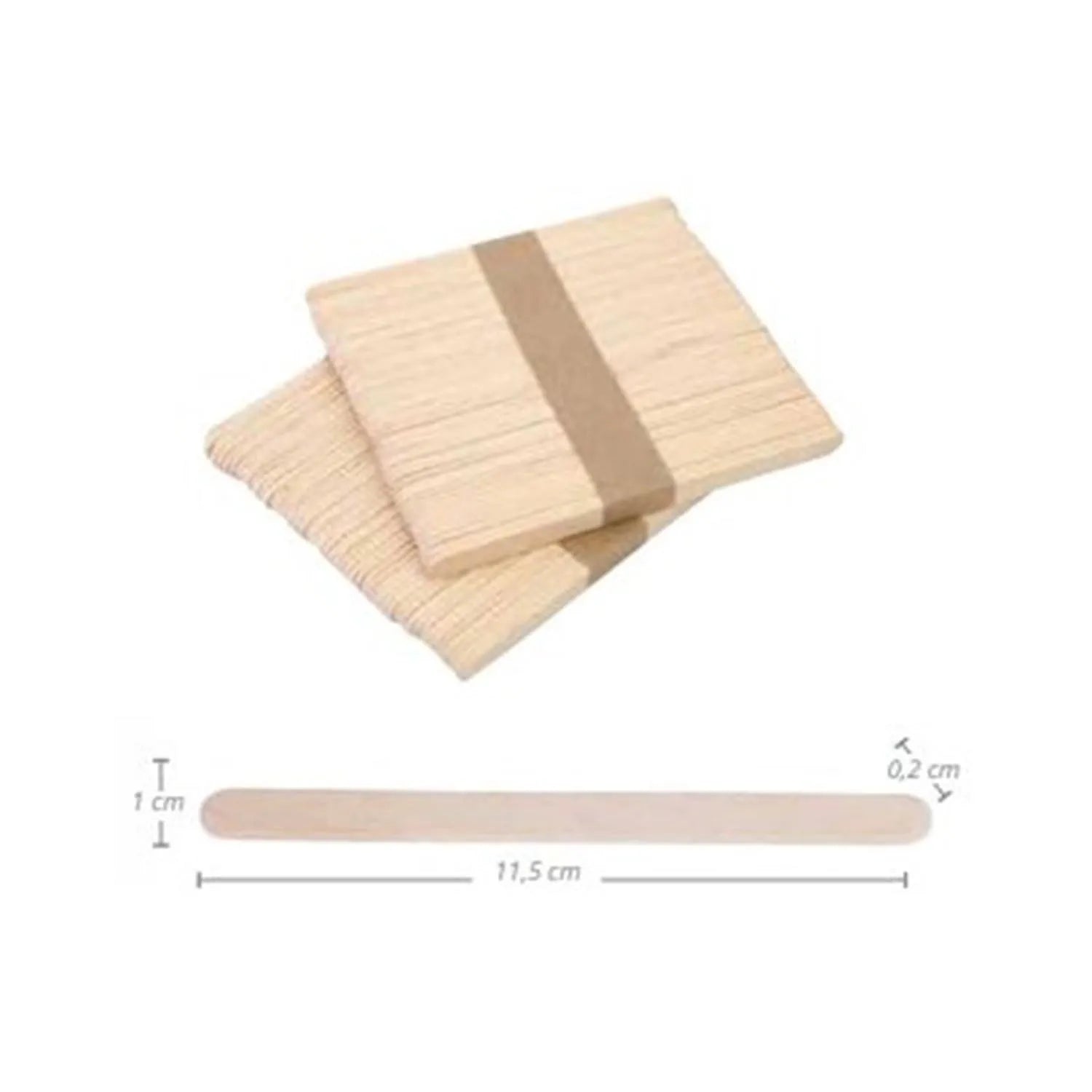 Eurostil Madera Bolsa De Espatulas 115x110mm Pack 100un - By Mio Perfumería