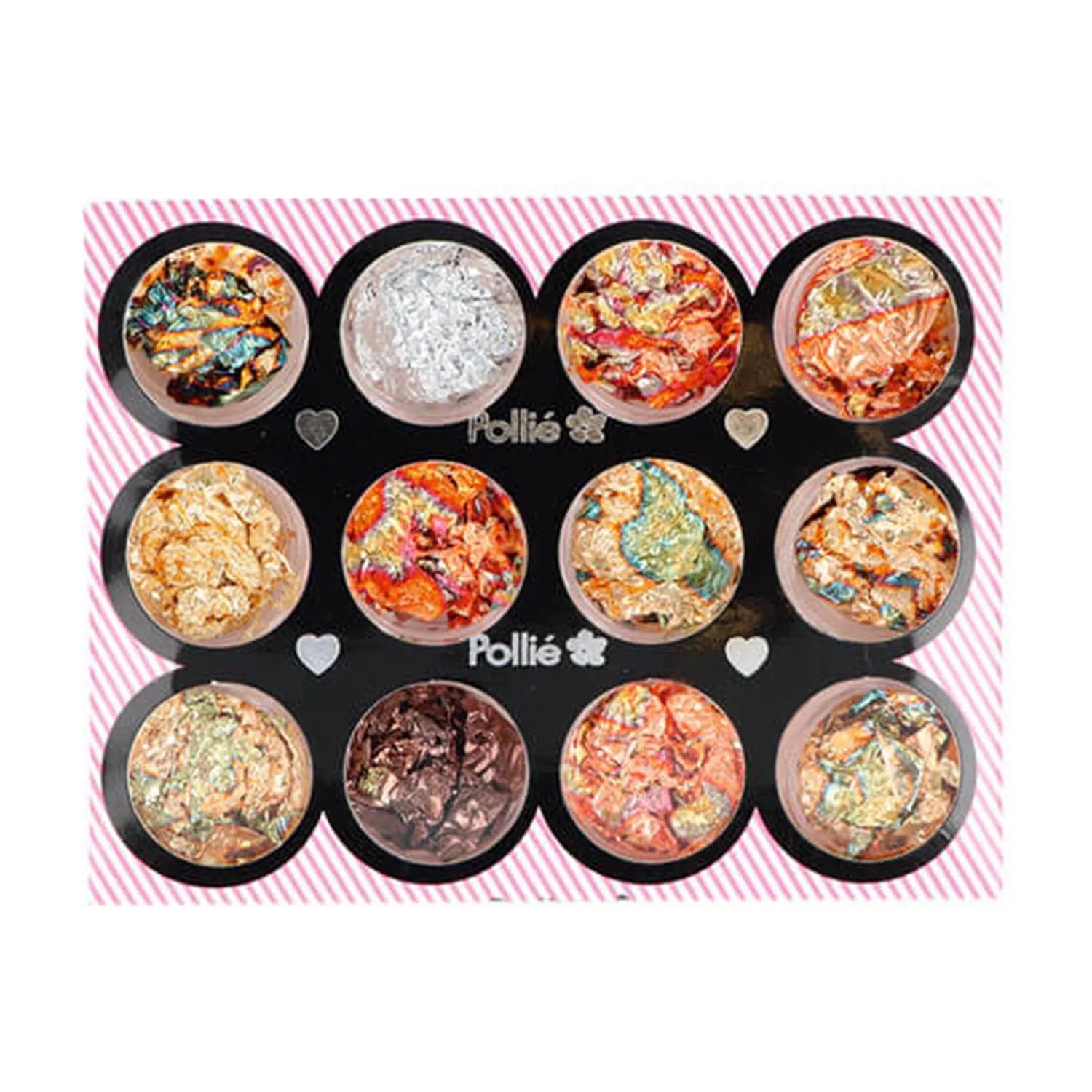 Eurostil Pan De Oro Nail Art Set 12 Colores 1un - By Mio Perfumería