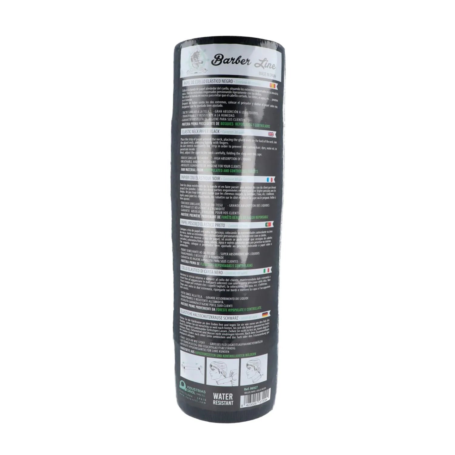 Eurostil Cabello Papel Cuello Negro Negro 80 Servicios Pack 5un - By Mio Perfumería