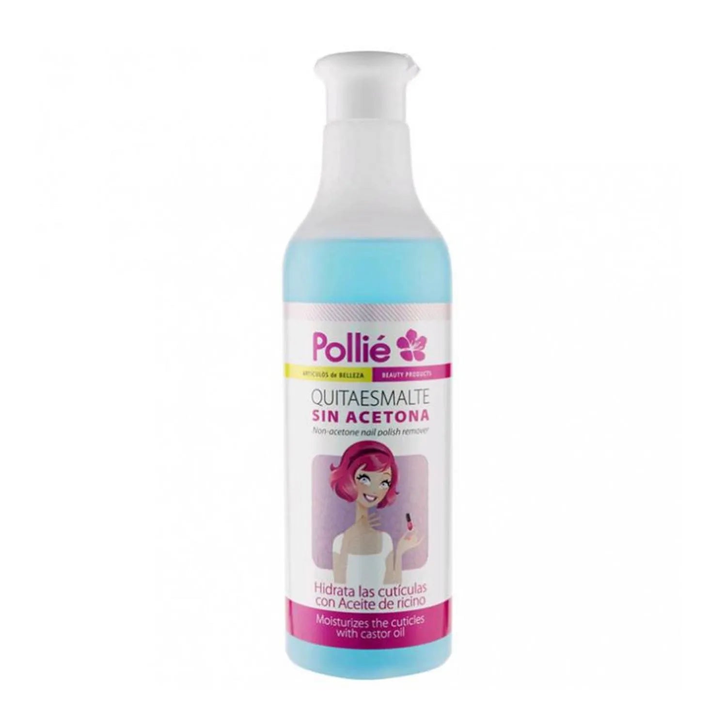 Eurostil Pollie Quitaesmalte Sin Acetona Con Aceite De Ricino 150ml - By Mio Perfumería