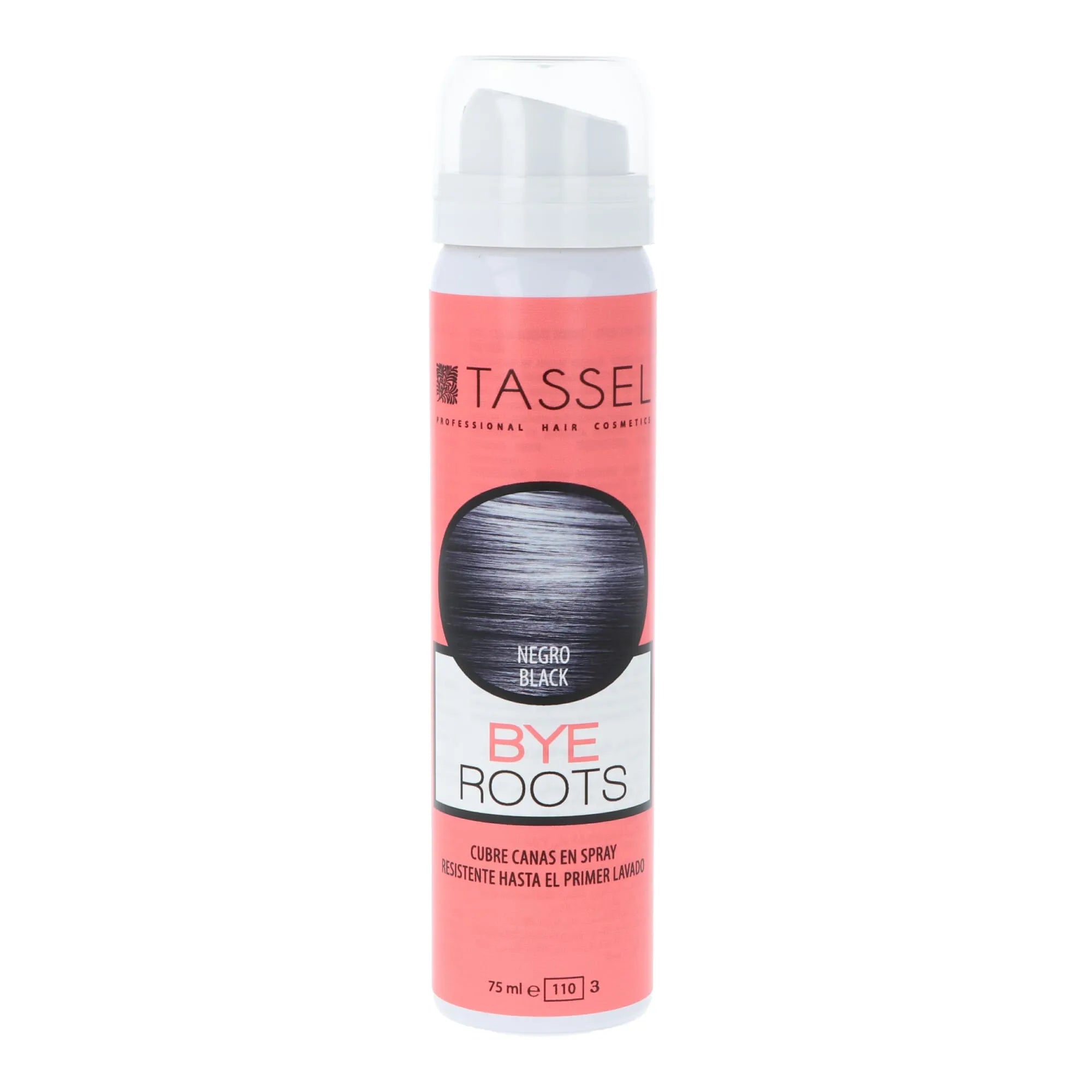 Eurostil Tassel Bye Roots Cubre Canas En Spray Negro 75ml - By Mio Perfumería