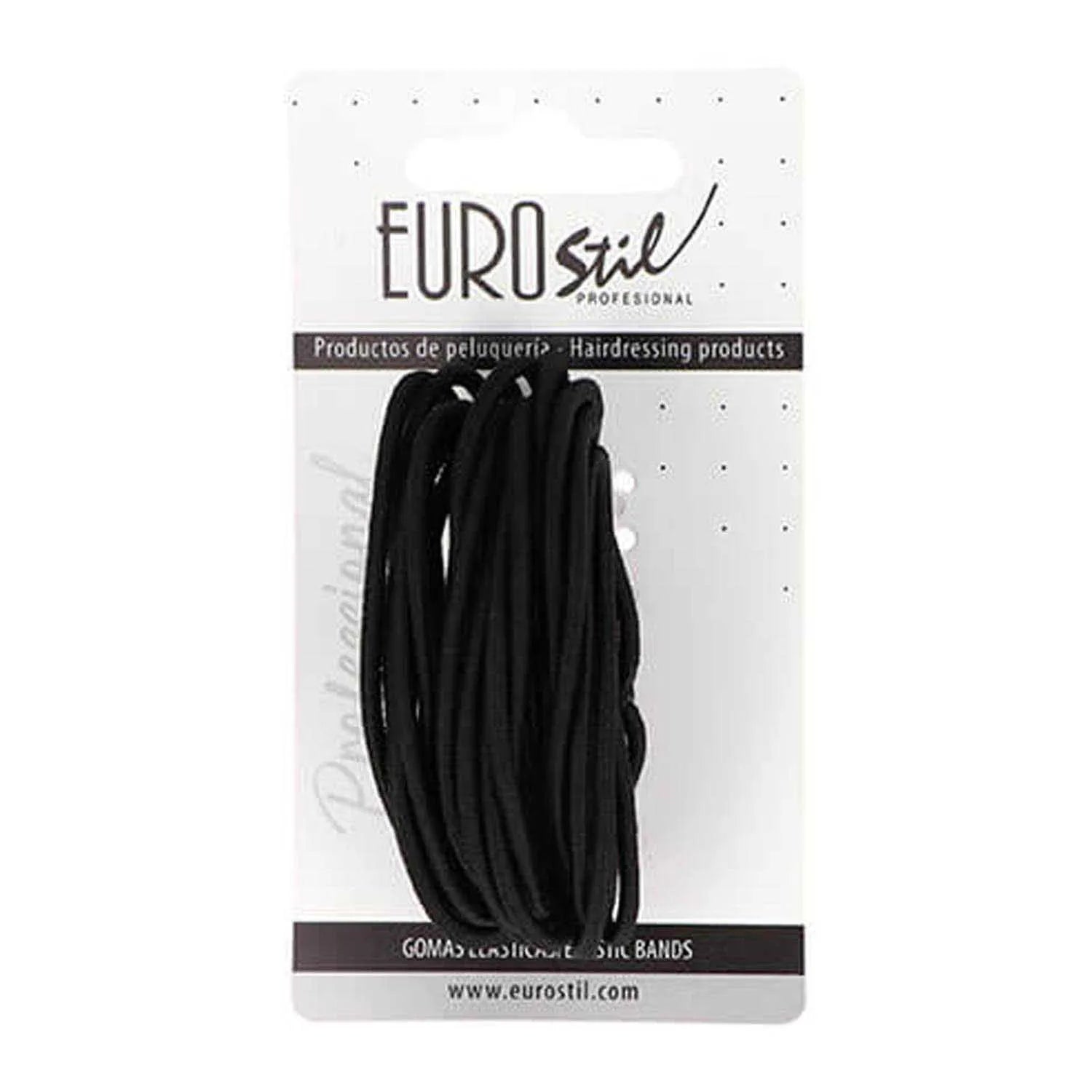 Eurostil Negro Negro Gomas Elasticas 1un - By Mio Perfumería