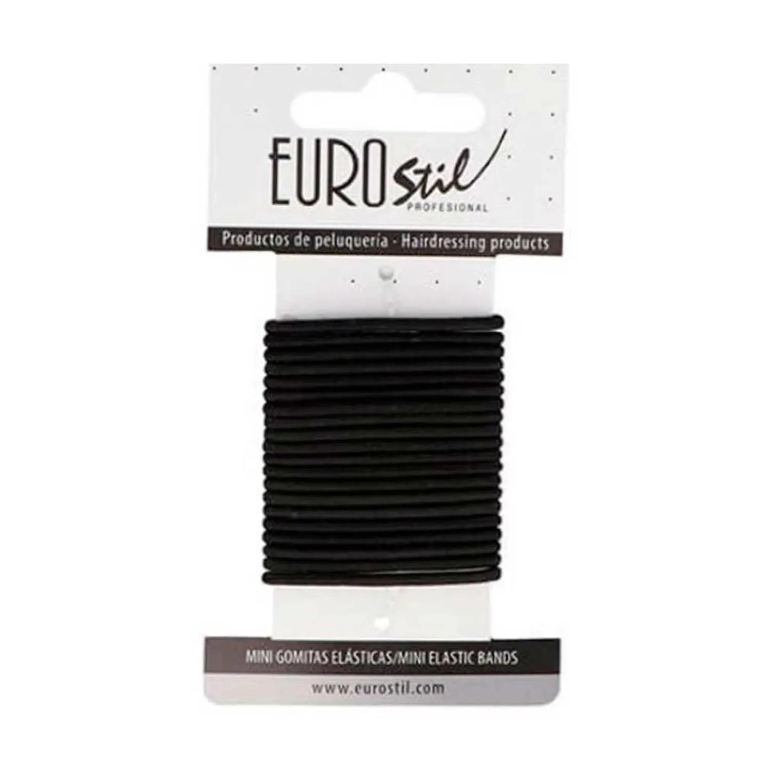 Eurostil Caja Carton Gomas Negras Mini Pack 1un - By Mio Perfumería