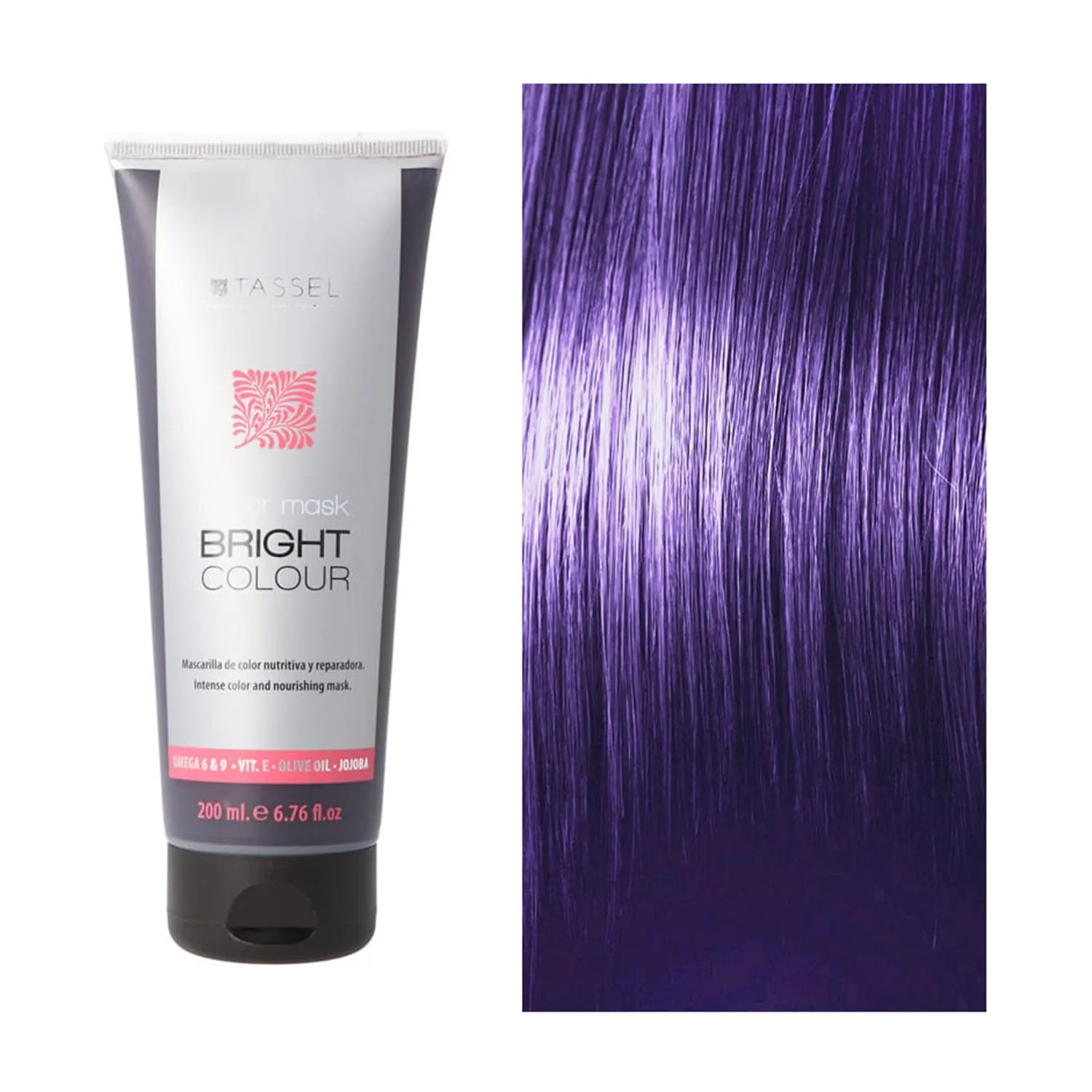 Eurostil Bright Colour Mascarilla Capilar Color Violeta 1un - By Mio Perfumería