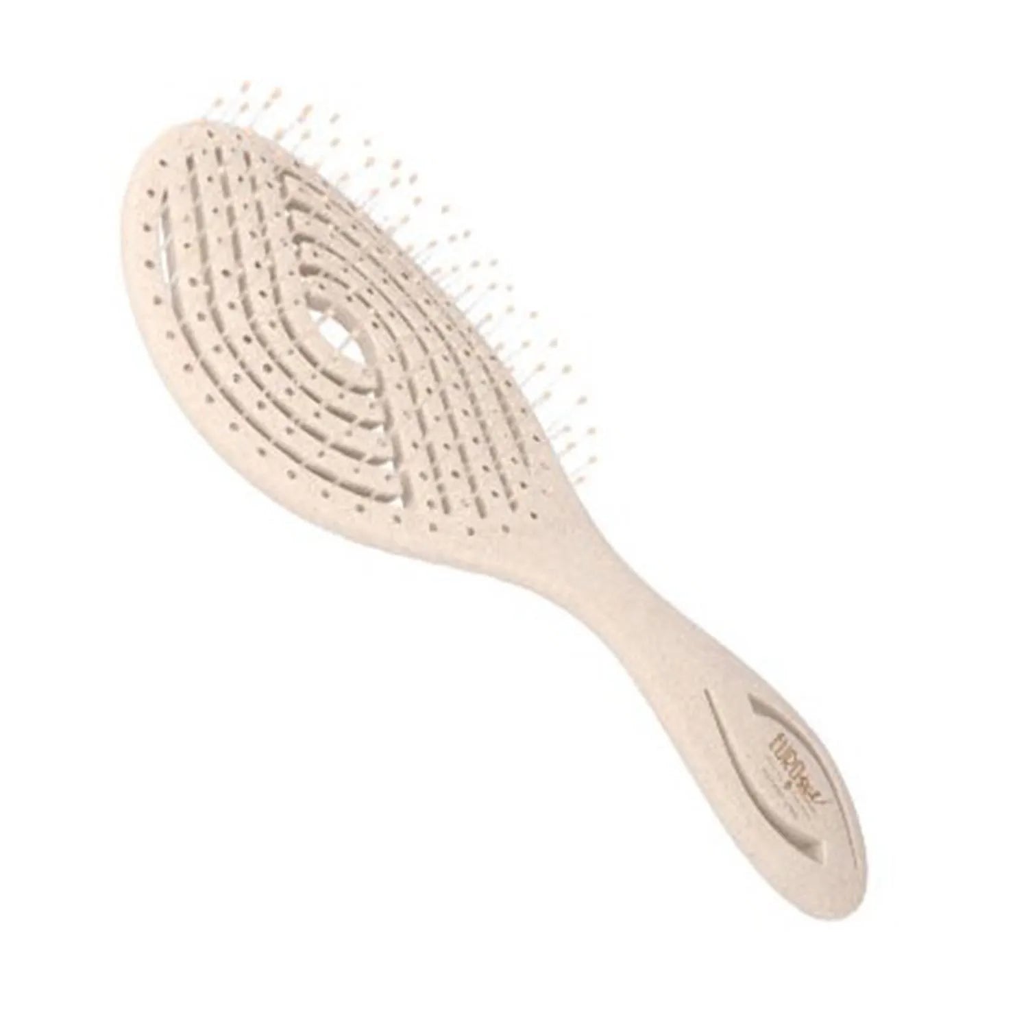 Eurostil Eco Cepillo Oval Madera 1un - By Mio Perfumería