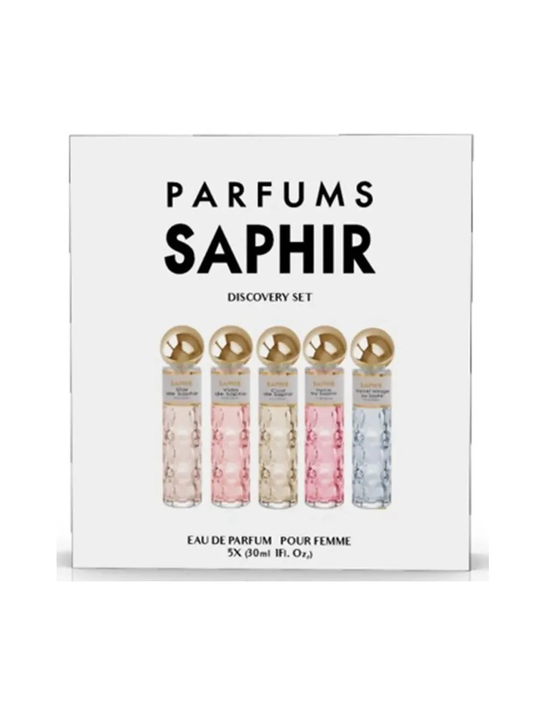 Saphir Discovery Set 5 Pzas 30ml - By Mio Perfumería