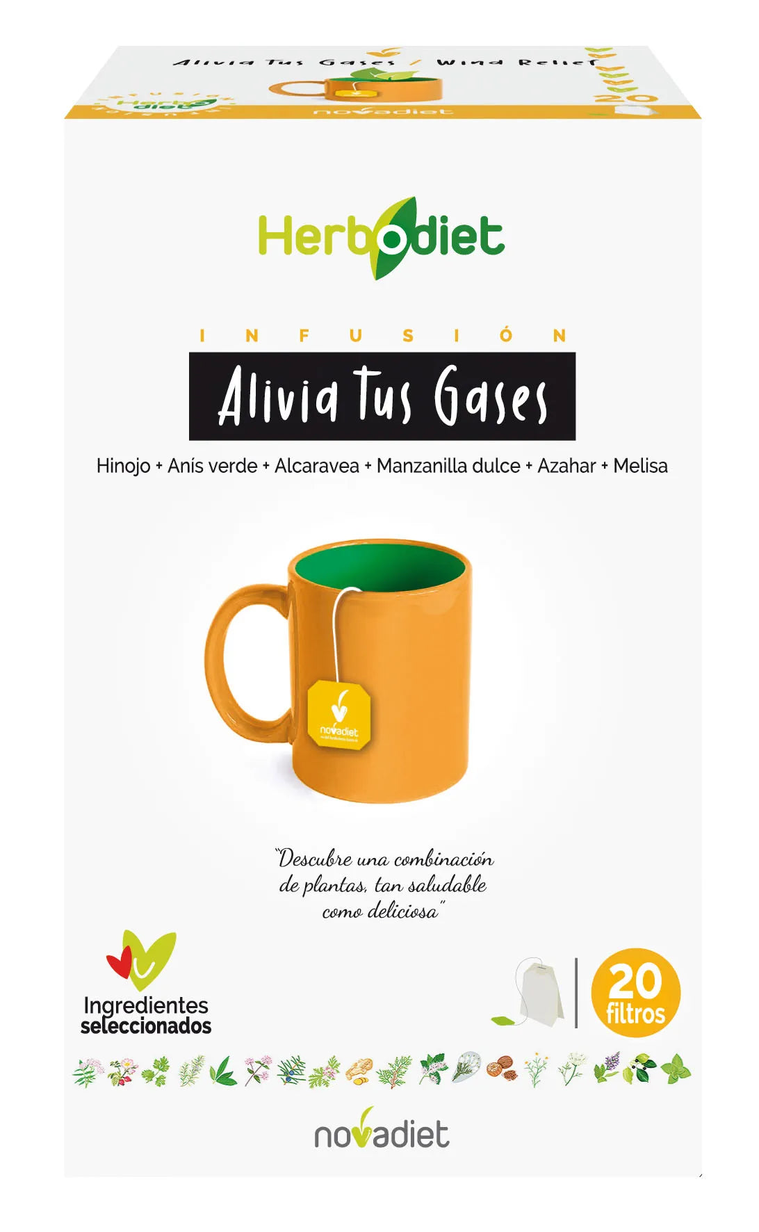 Novadiet Herbodiet Alivia Tus Gases 20 - By Mio Perfumería
