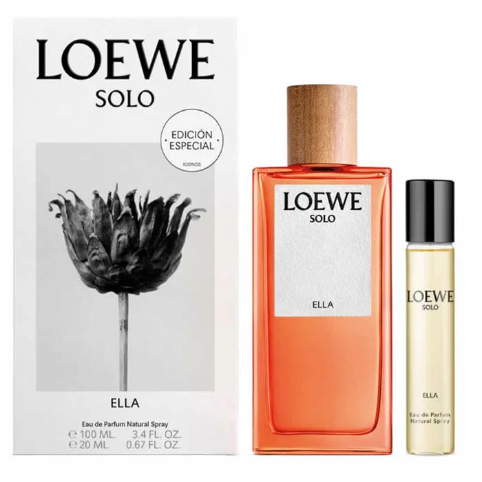 Loewe Solo Ella Eau De Parfum Spray 100ml Set 2 Pieces - By Mio Perfumería