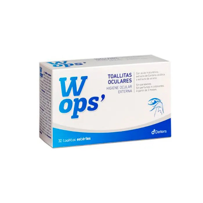 Deiters Wops Eye Wipes 30U - By Mio Perfumería