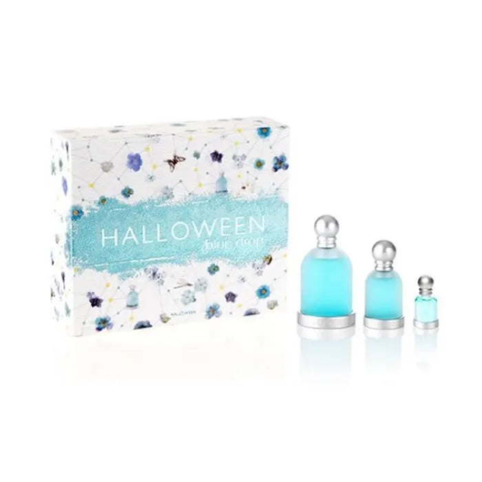 Halloween Blue Drop Eau De Toilette Spray 100ml Set 3 Pieces - By Mio Perfumería