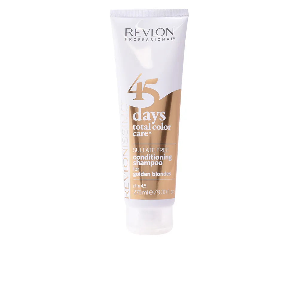 Revlon Revlonissimo 45 Days Conditioning Shampoo Golden Blondes 275ml - By Mio Perfumería