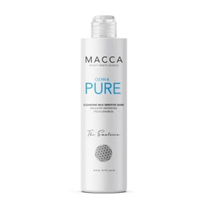 Macca Clean & Pure Cleansing Milk Sensitive Skins 200ml - By Mio Perfumería