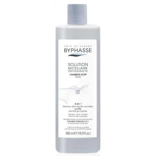 Byphasse Solución Micelar Desmaquillante Con Carbón Activo 500ml - By Mio Perfumería