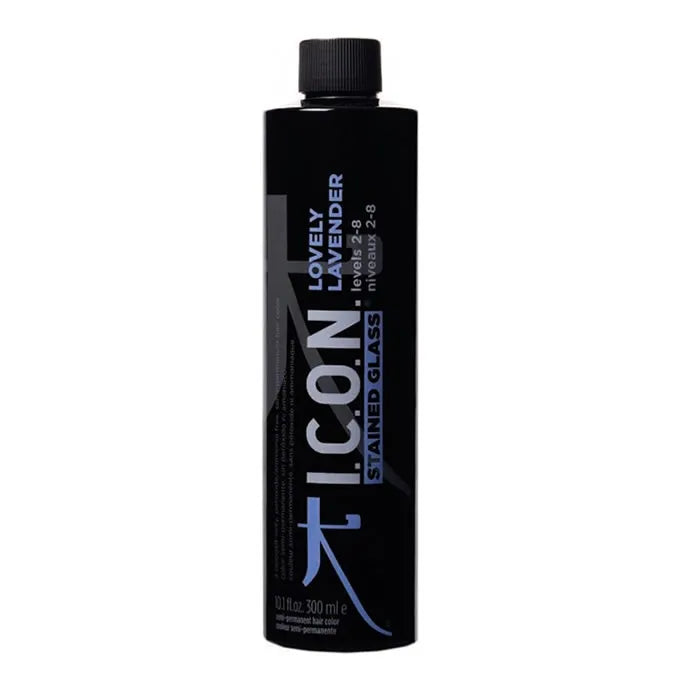 Icon Stained Glass Semi Permanent Hair Color Lovely Lavender 300ml - By Mio Perfumería