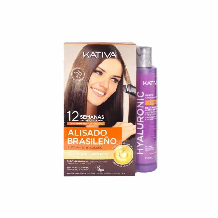 Kativa Professional Brazilian Hyaluronic Straightening + Shampoo 100ml - By Mio Perfumería