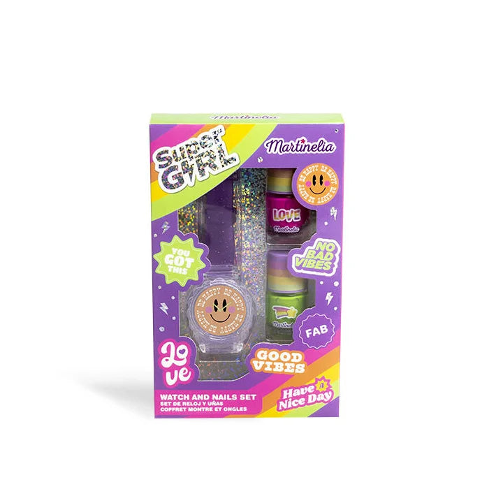 Martinelia Super Girl Watch And Nails Set - By Mio Perfumería