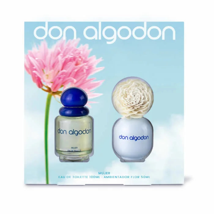 Don Algodon Eau De Toilette Spray 100ml Set 2 Pieces - By Mio Perfumería